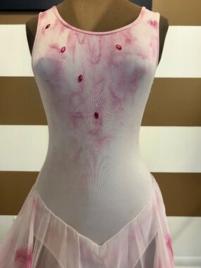 🎨 Joanna McMillan Watercolour Series • Pink Tank Costume • Size Medium -5Jewels
